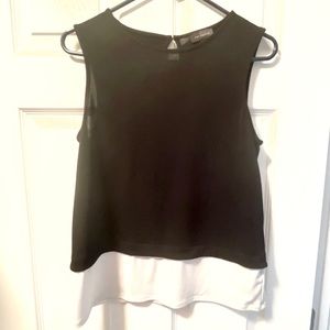 3/$30 - The Limited Color Block Faux Layered Tank, sz S